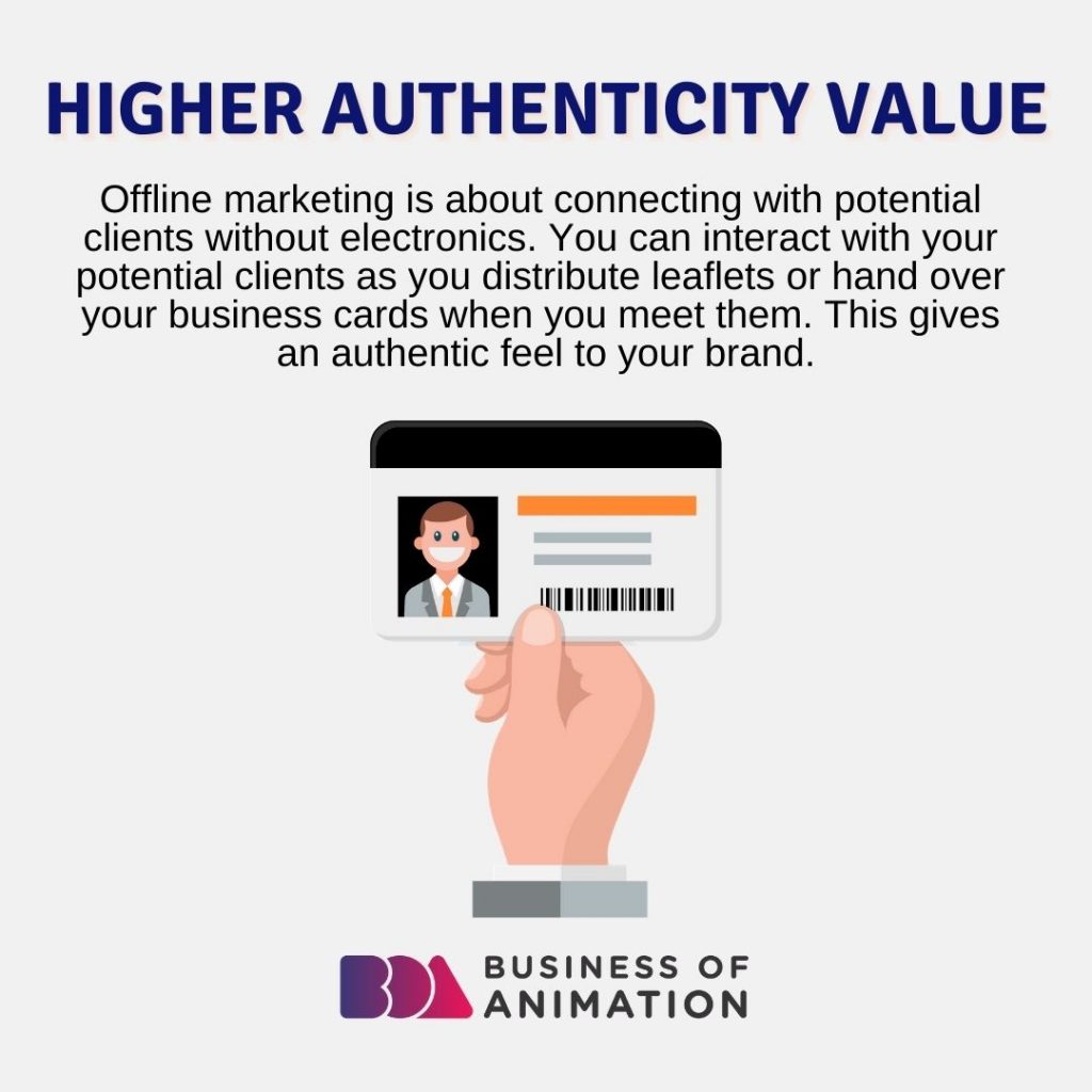Higher authenticity value