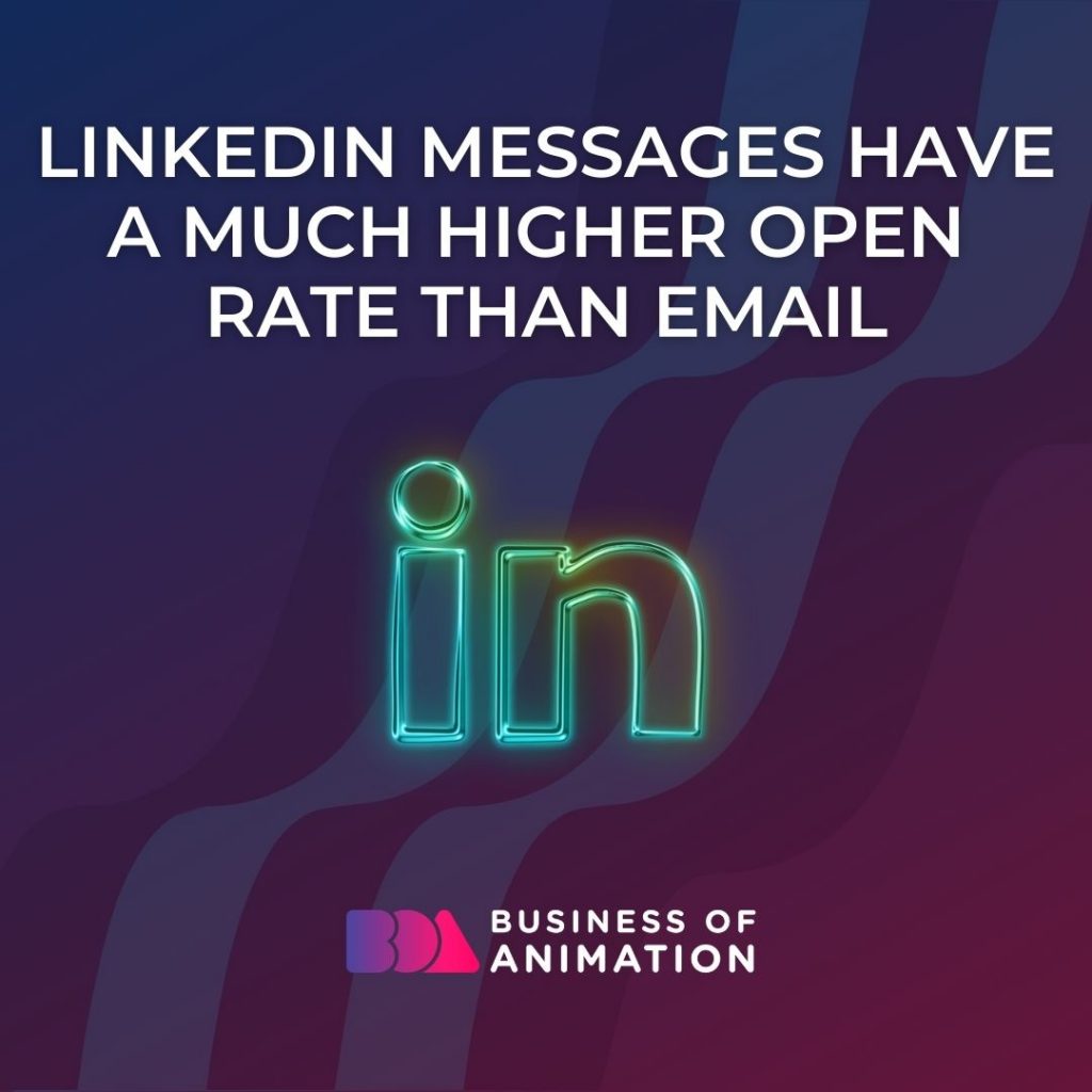 LinkedIn Messages Have a Much Higher Open Rate Than Email