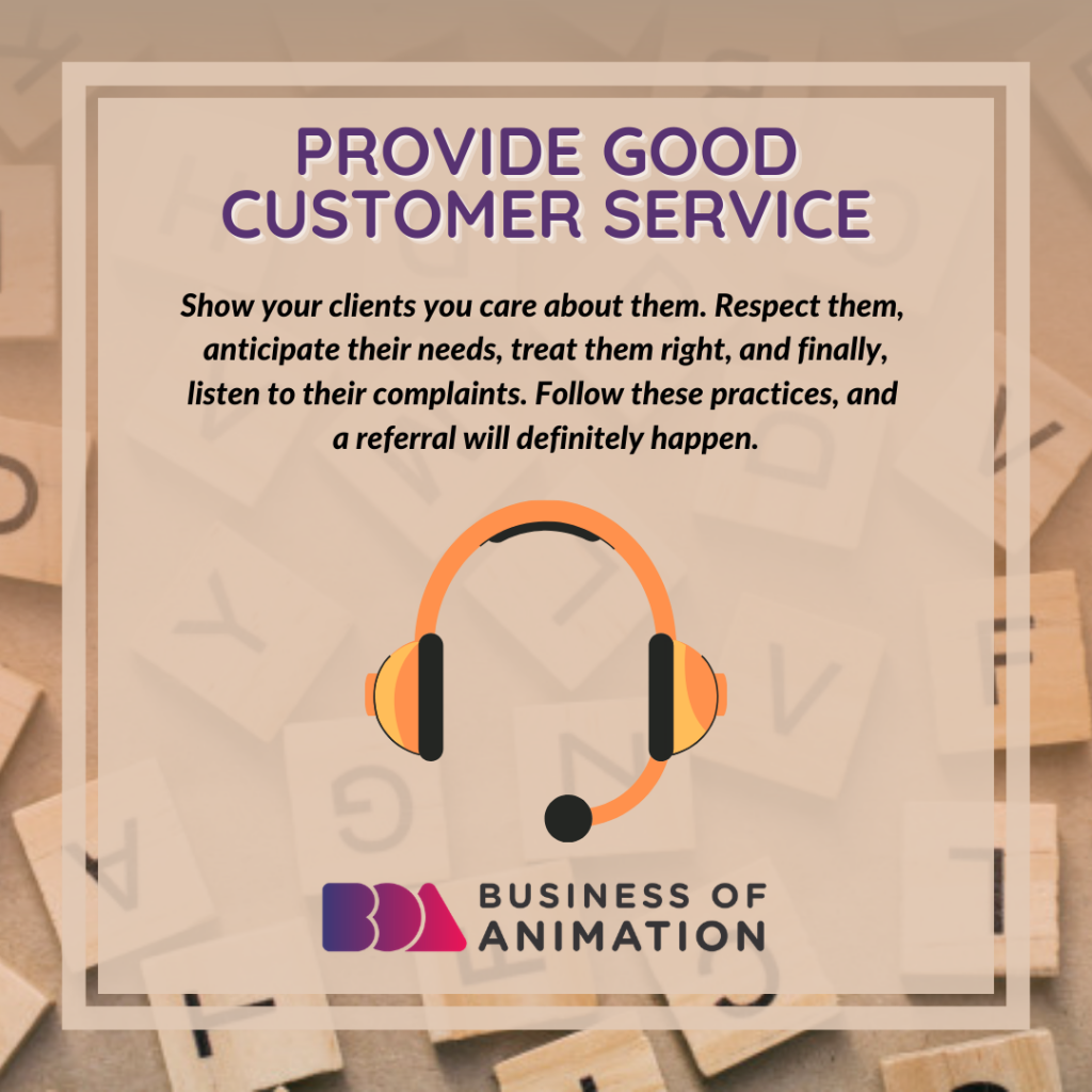 Provide Good Customer Service
