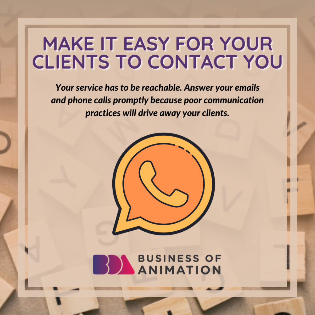 Make It Easy for Your Clients To Contact You