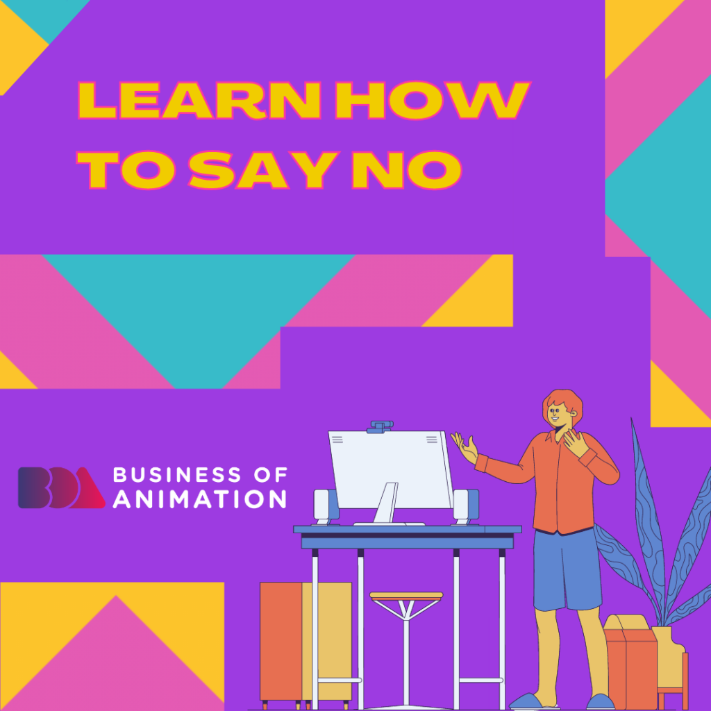 Learn how to say no