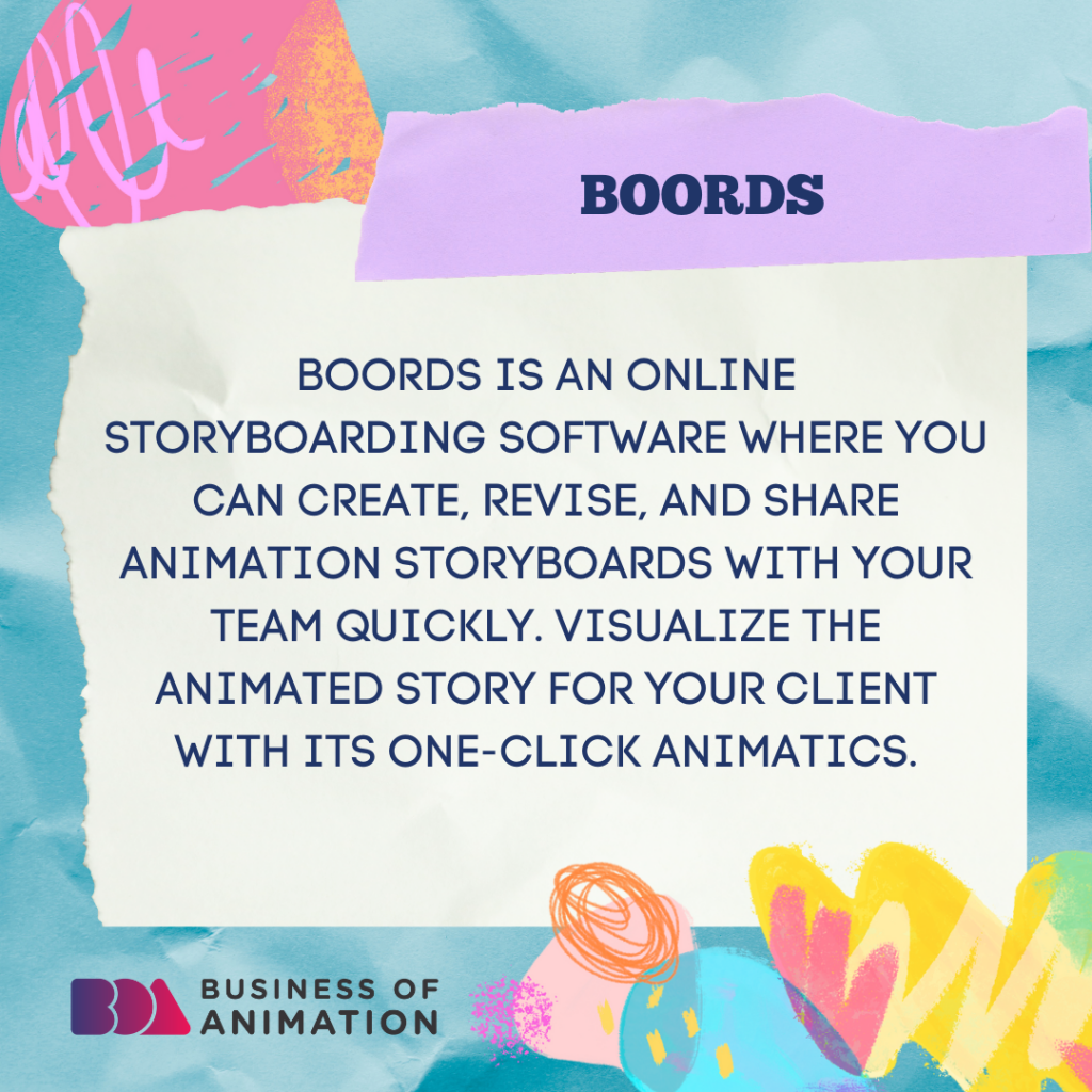 we recommend boords for storyboarding software