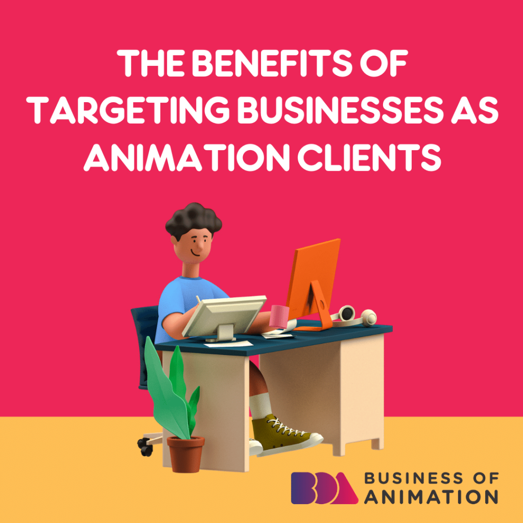 an animator targeting a business