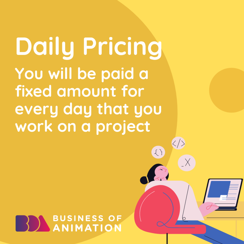 daily pricing strategies for animators