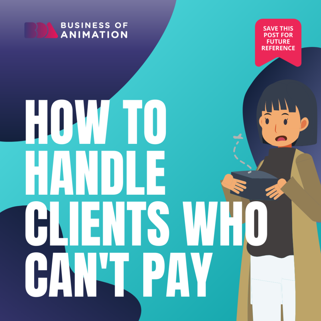 how to handle clients who cant pay