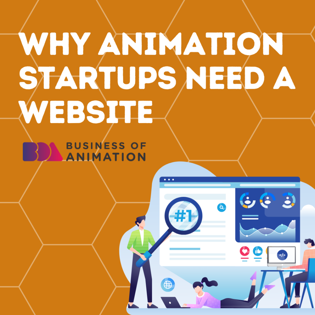 why animation startups need a website