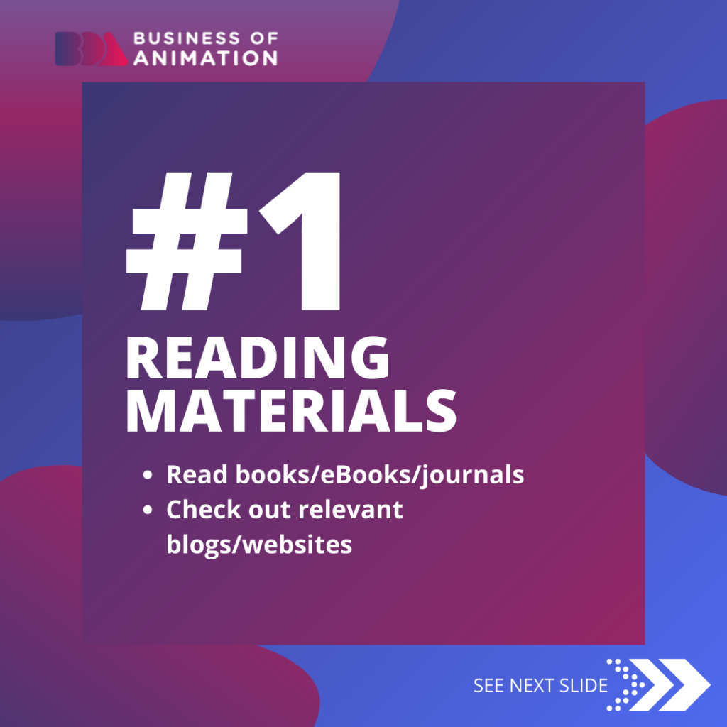animation content ideas in reading materials