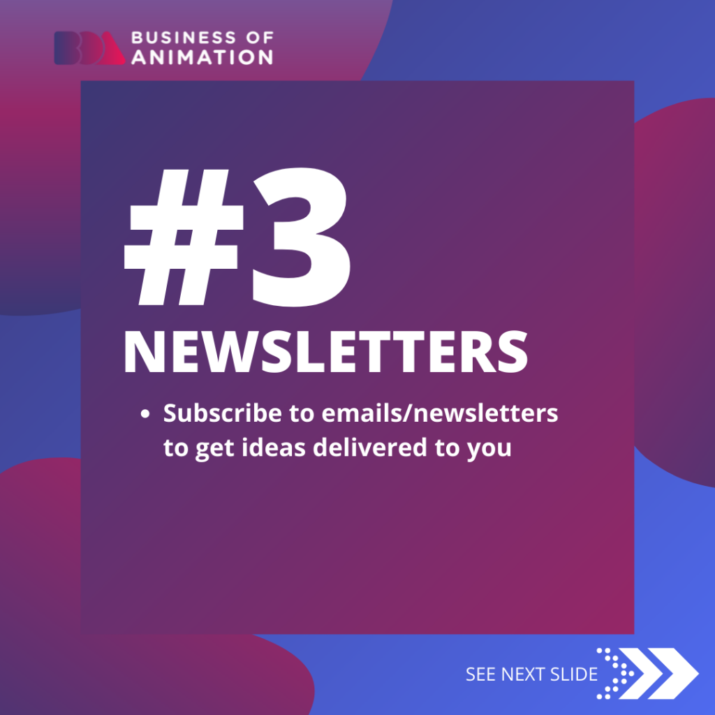 animation content ideas in newsletters