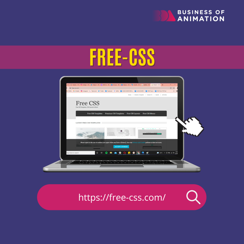 find free website templates on free-css