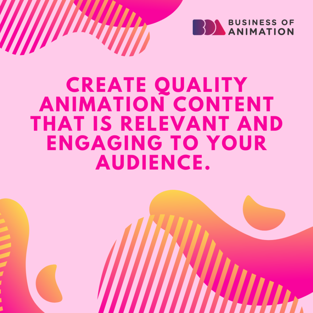 create quality animation content for your social posts
