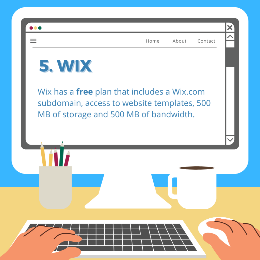 wix for animation website hosting
