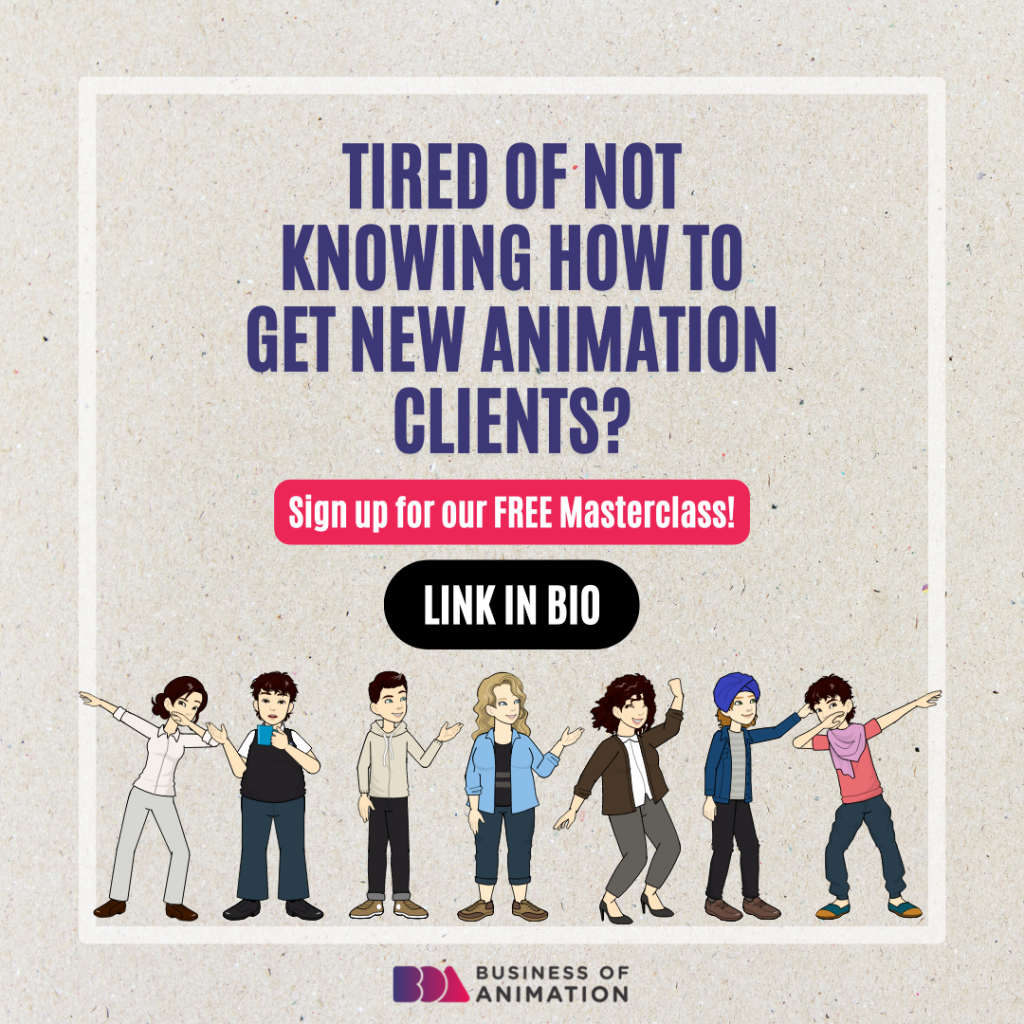 how to find success and get new animation clients