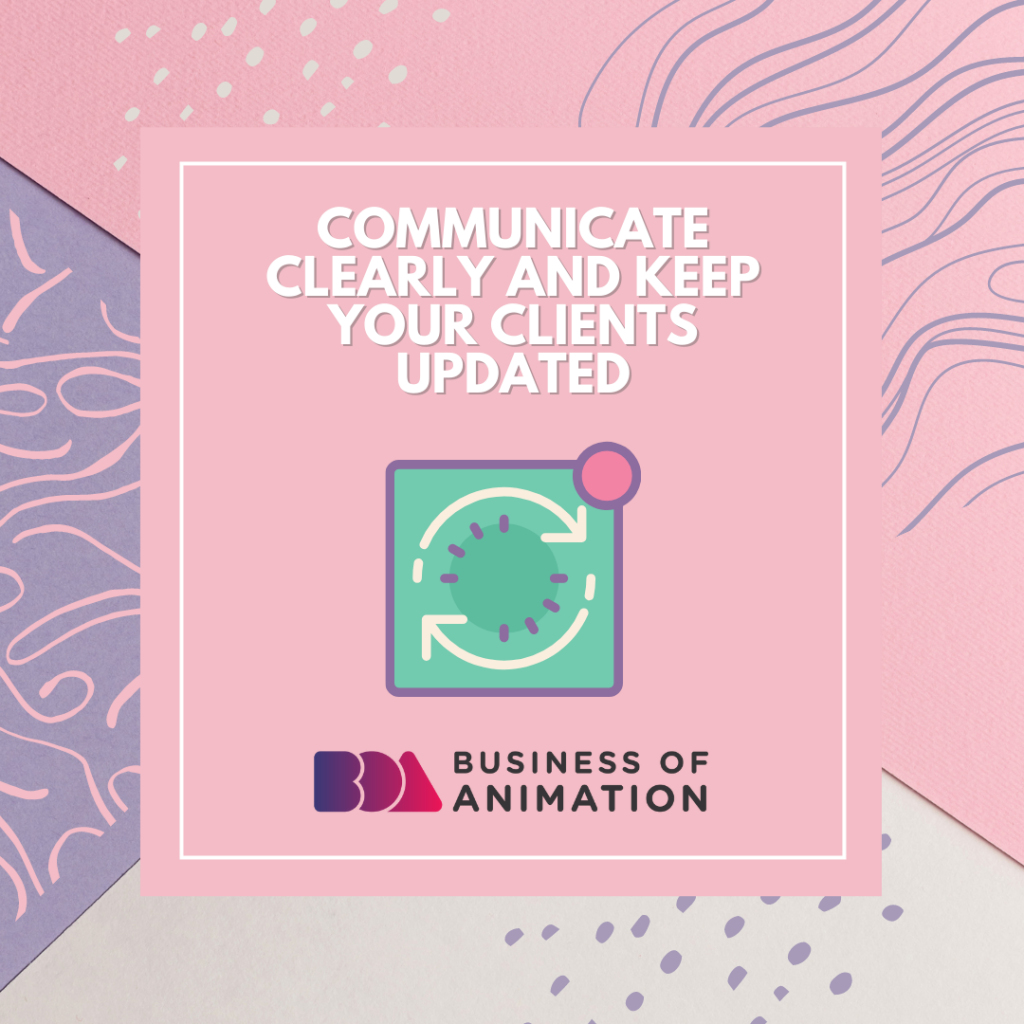 clear communication for animation project management
