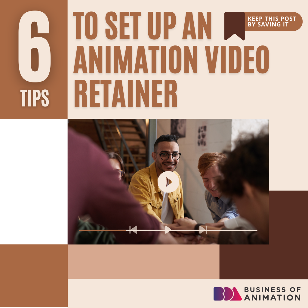 how to set up an animation video retainer