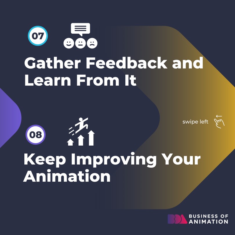keep improving your animation