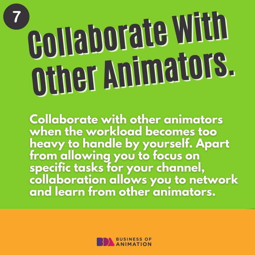 Collaborate with other animators