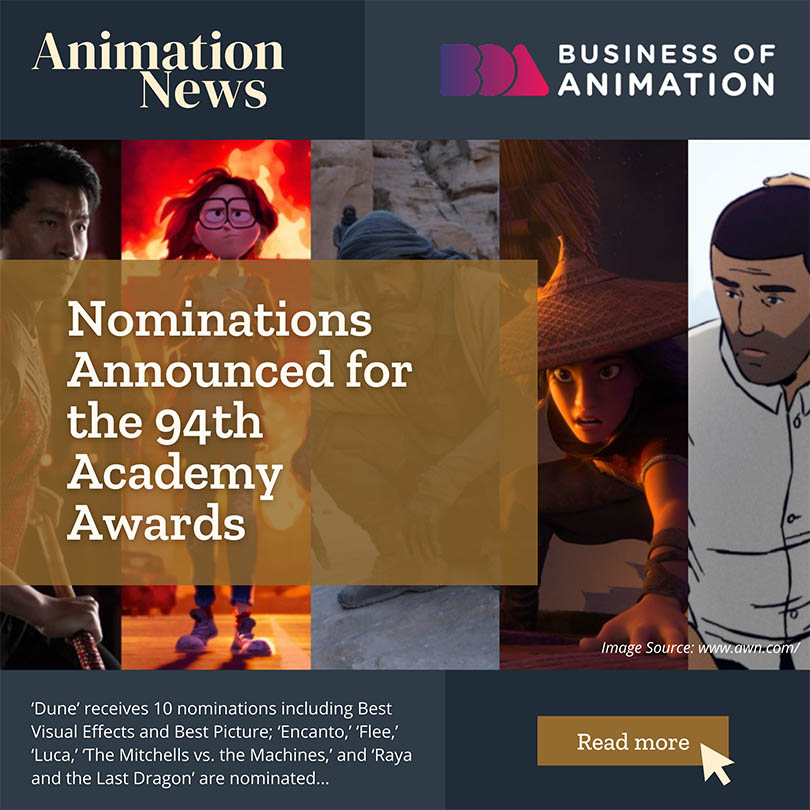 Nominations Announced for the 94th Academy Awards