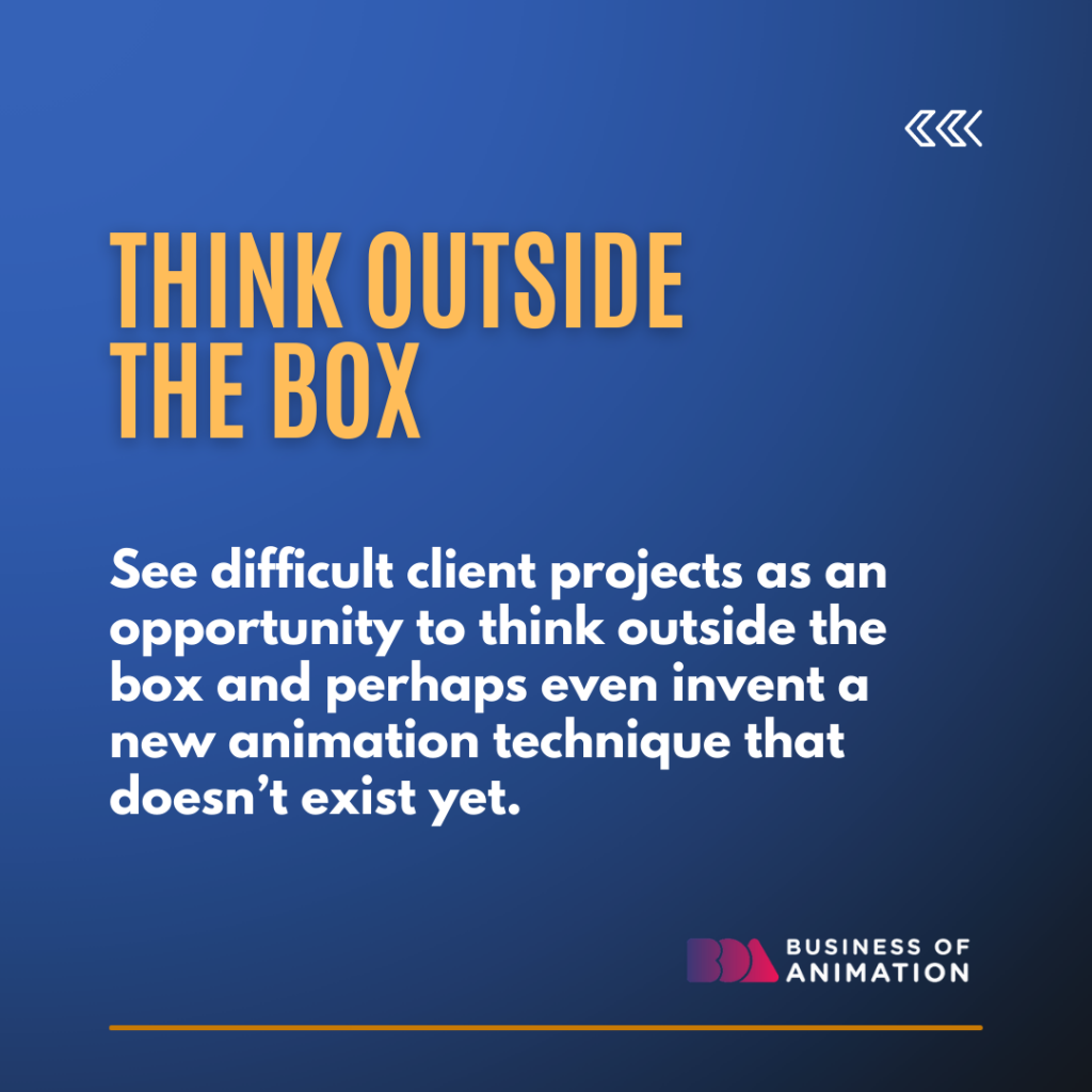 2. Think outside the box
