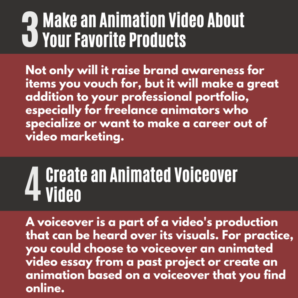 3. Make an Animation Video About Your Favorite Products
4. Create an Animated Voiceover Video