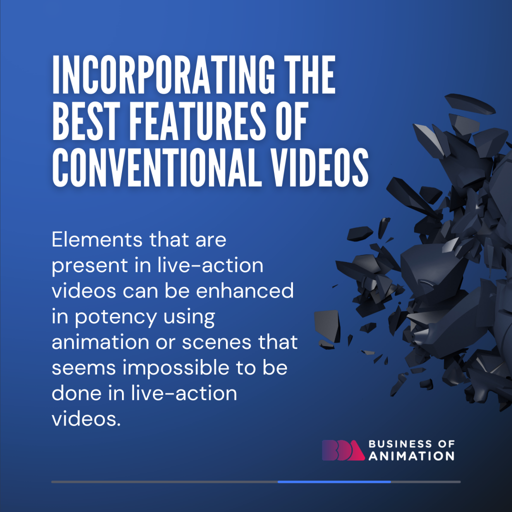 3. Incorporating the best features of conventional videos