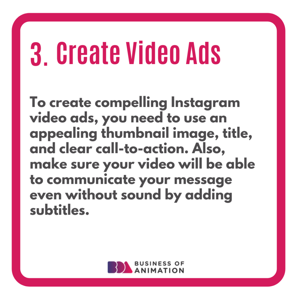 3. Create video ads
