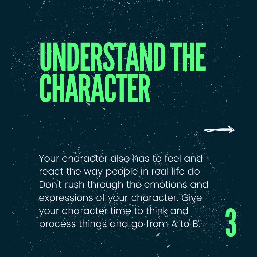 3. Understand the character
