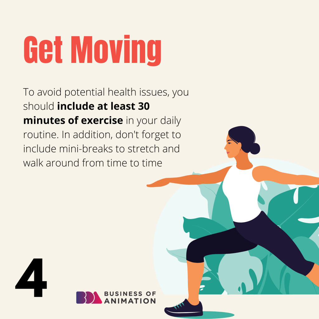 4. Get moving
