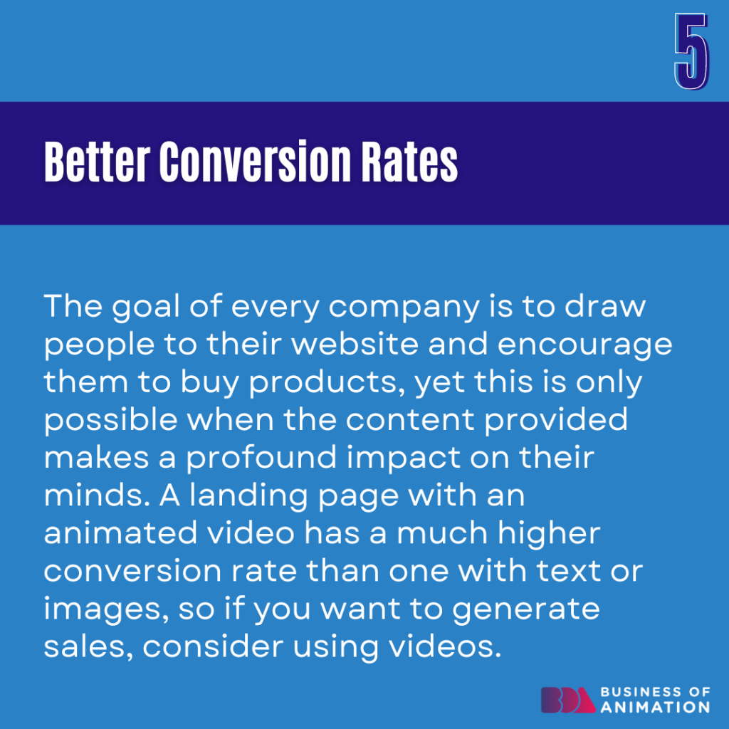 5. Better Conversion Rates