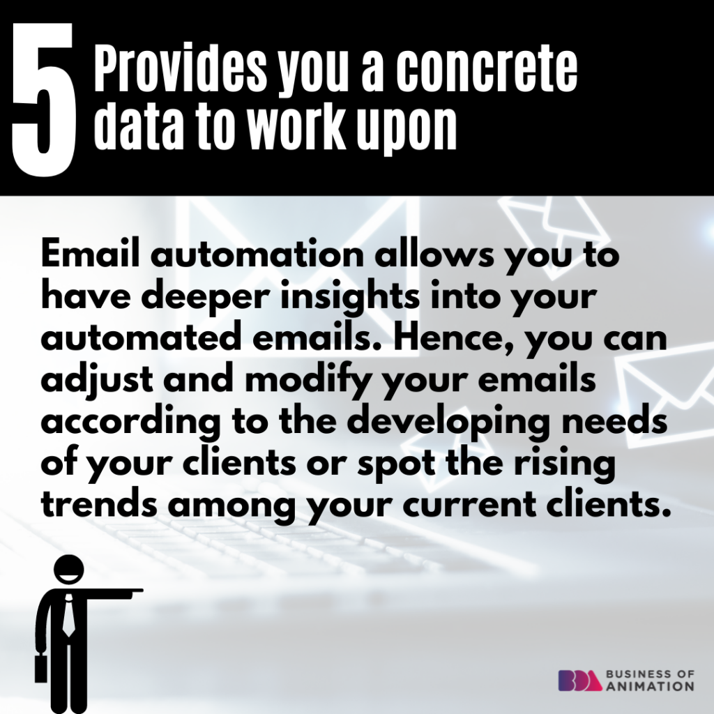 5. Provides you a concrete data to work upon