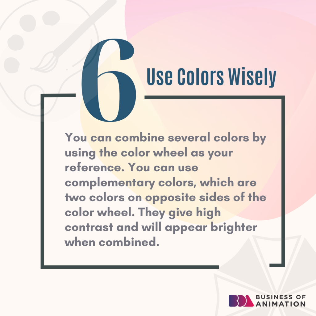 6. Use Colors Wisely