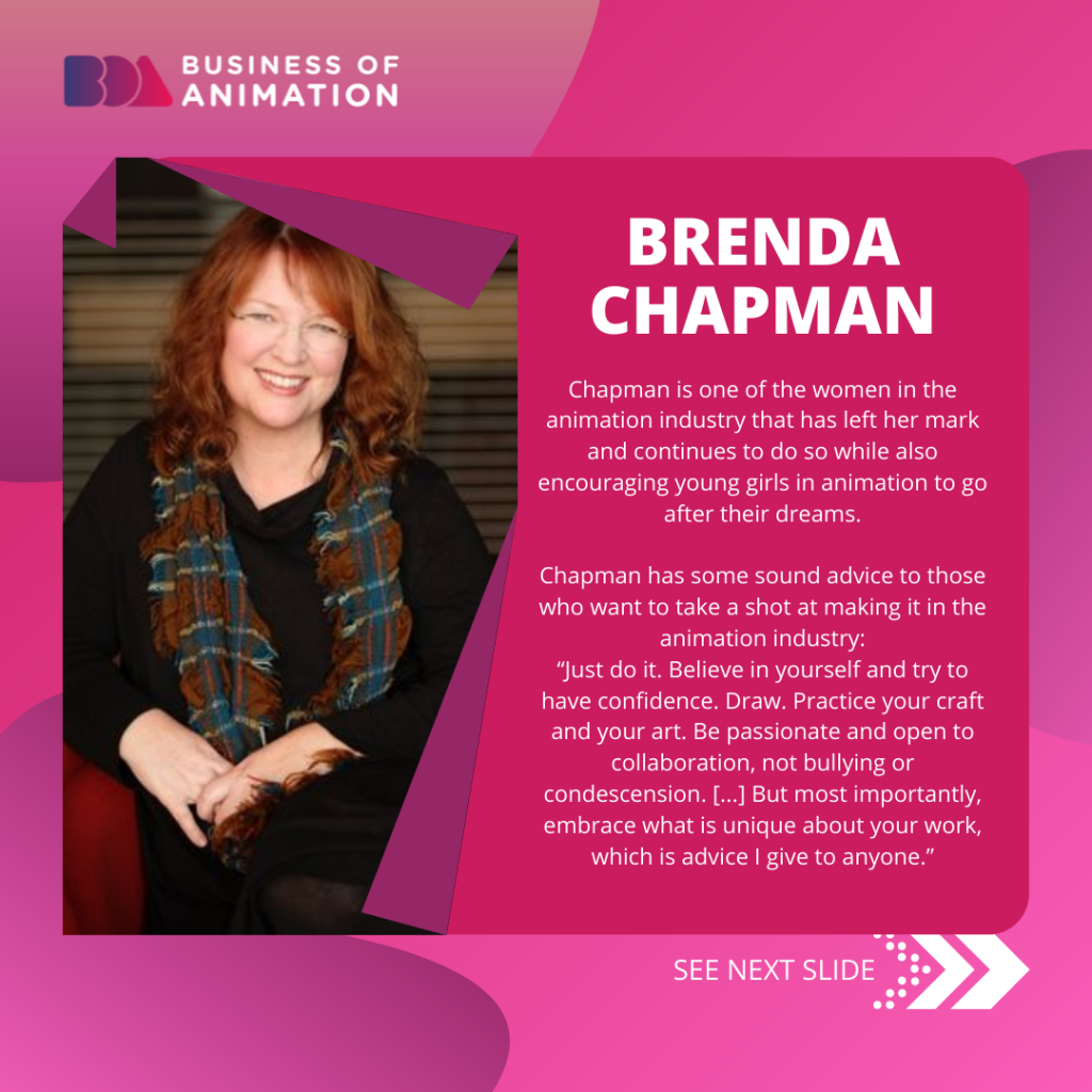 2. Brenda Chapman