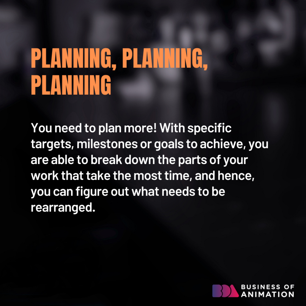 2. Planning, Planning, Planning