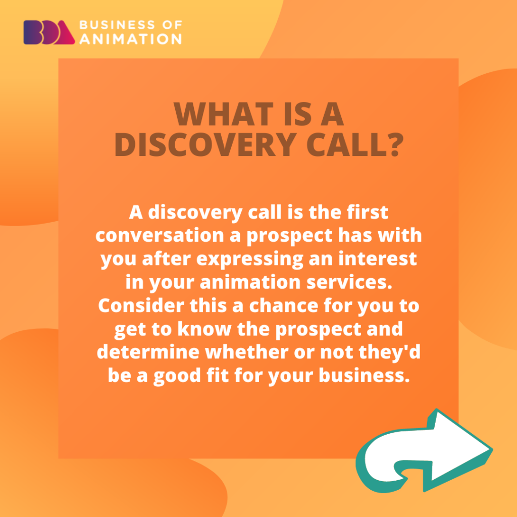 What is a discovery call?