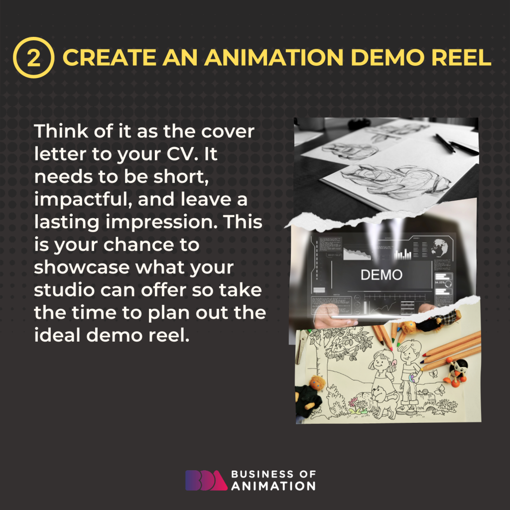 2. Create an animation demo reel