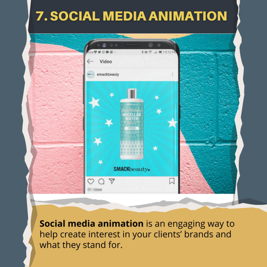 7. Social media animation