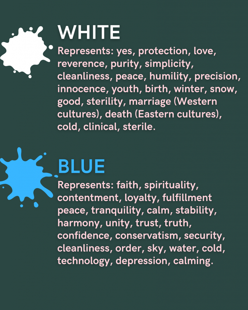 White
Blue