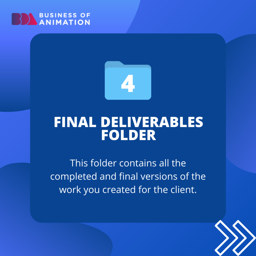 4. Final deliverables folder