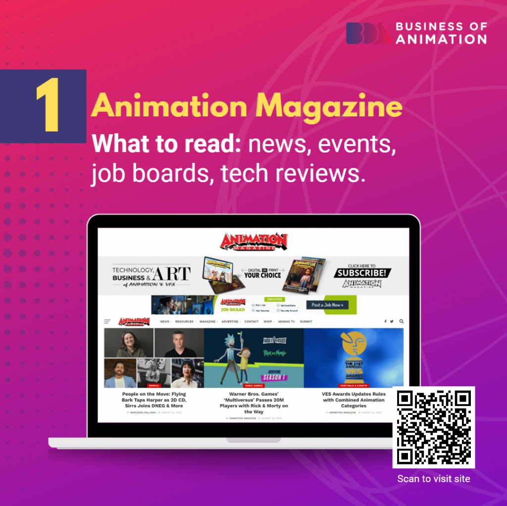 1. Animation Magazine
