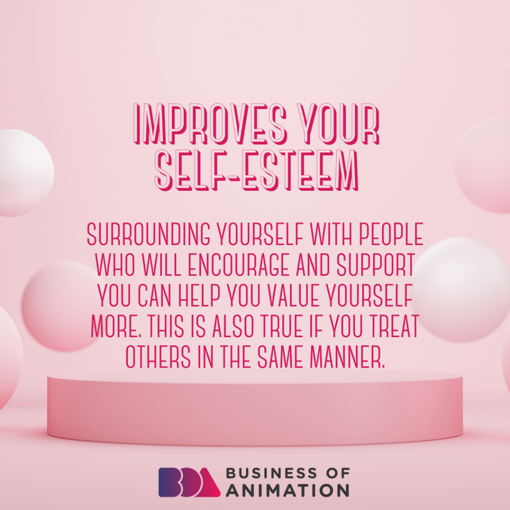 1. Improves your self-esteem