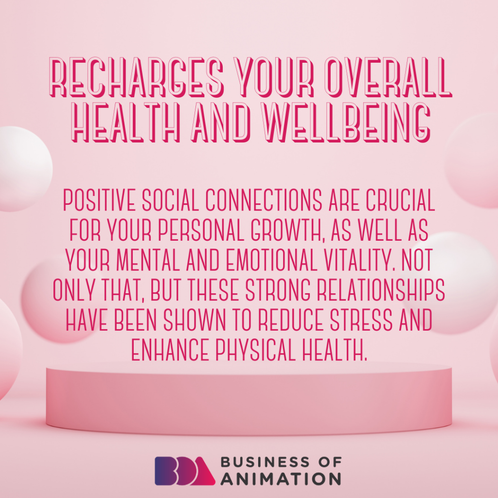 4. Recharges your overall health and wellbeing