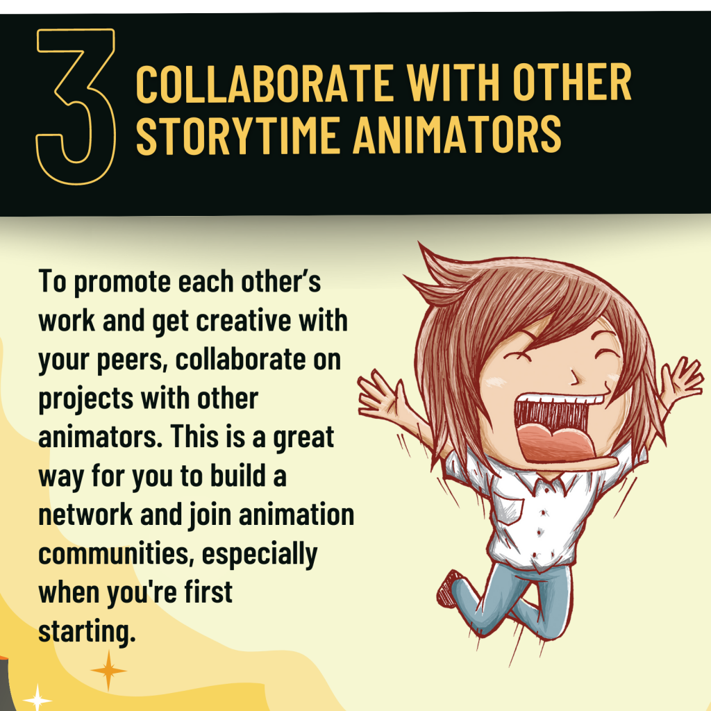 3. Collaborate with other Storytime animators