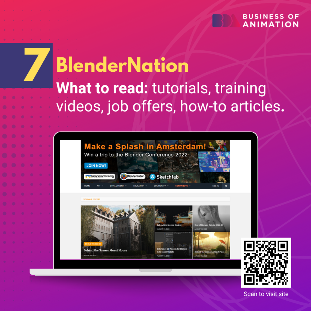 7. BlenderNation