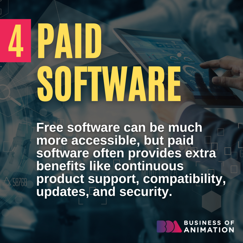 4. Paid Software
