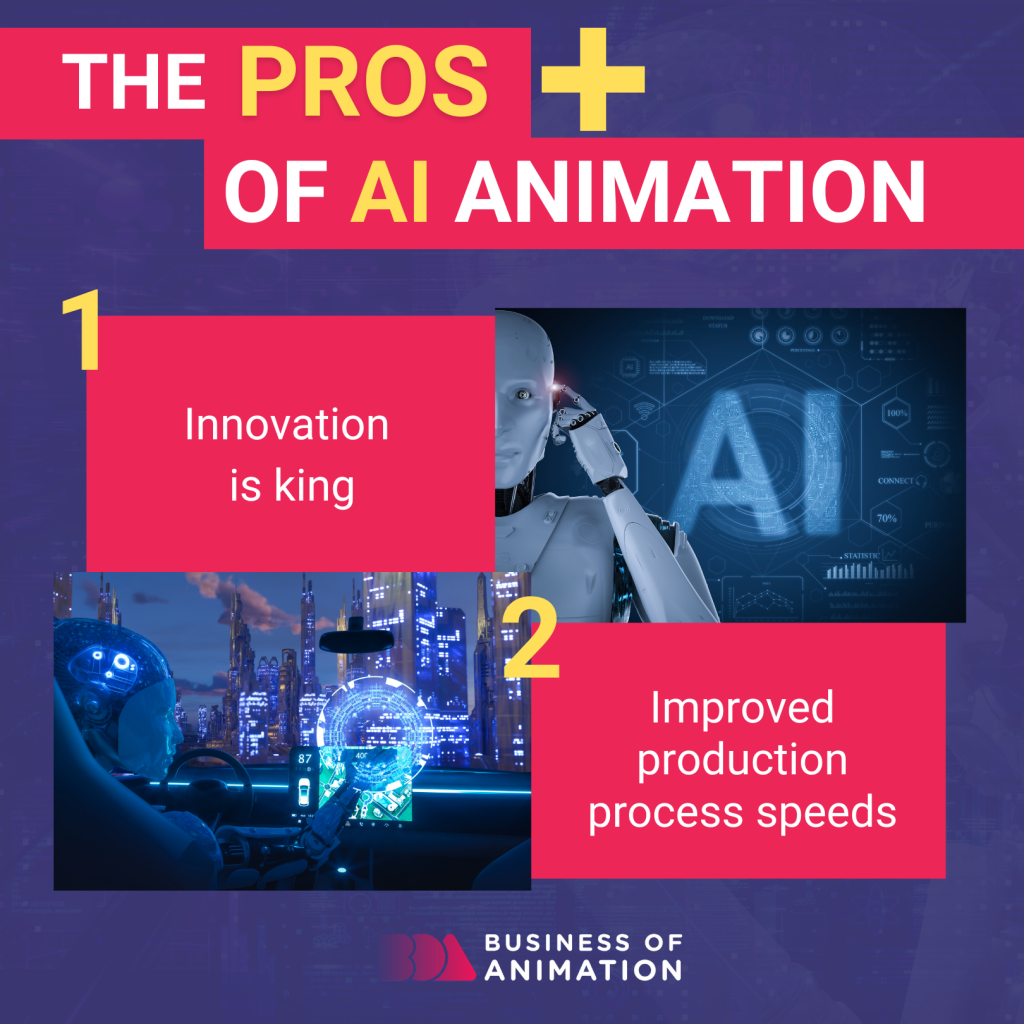 The pros of AI animation