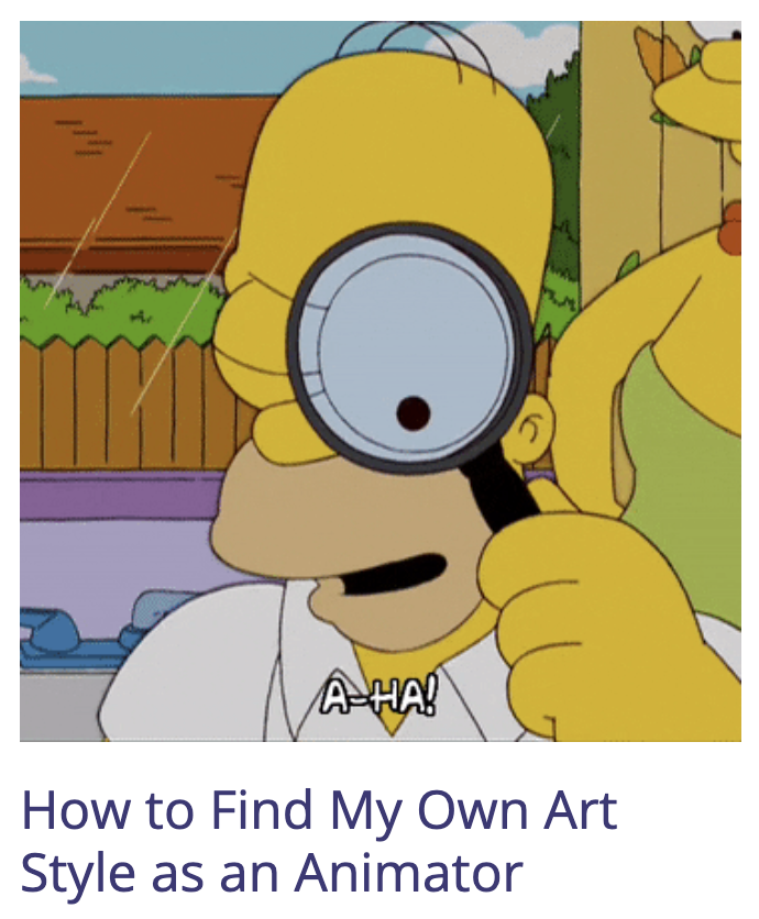how to find your own art style as an animator before you figure out how to change your art style as an animator