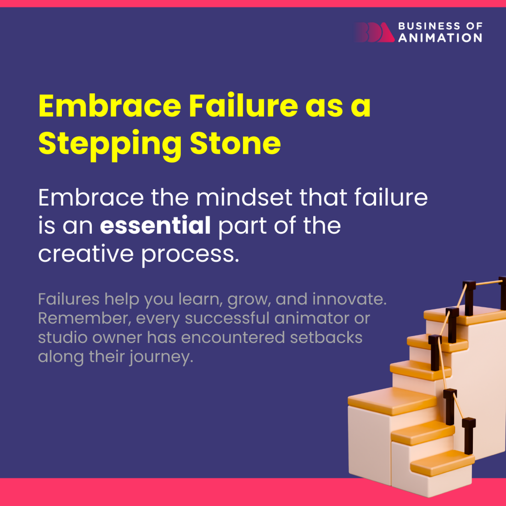 embrace failure as a stepping stone