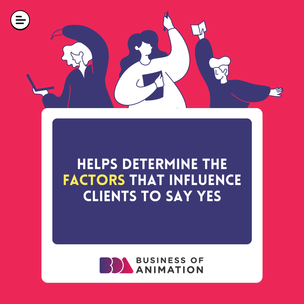 helps determine the factors that influence clients to say yes