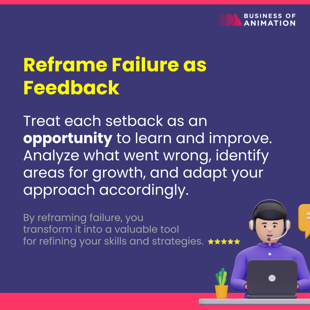 reframe failure as feedback
