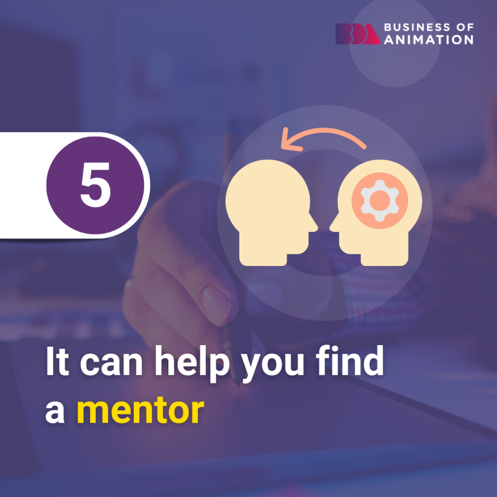 it can help you find a mentor