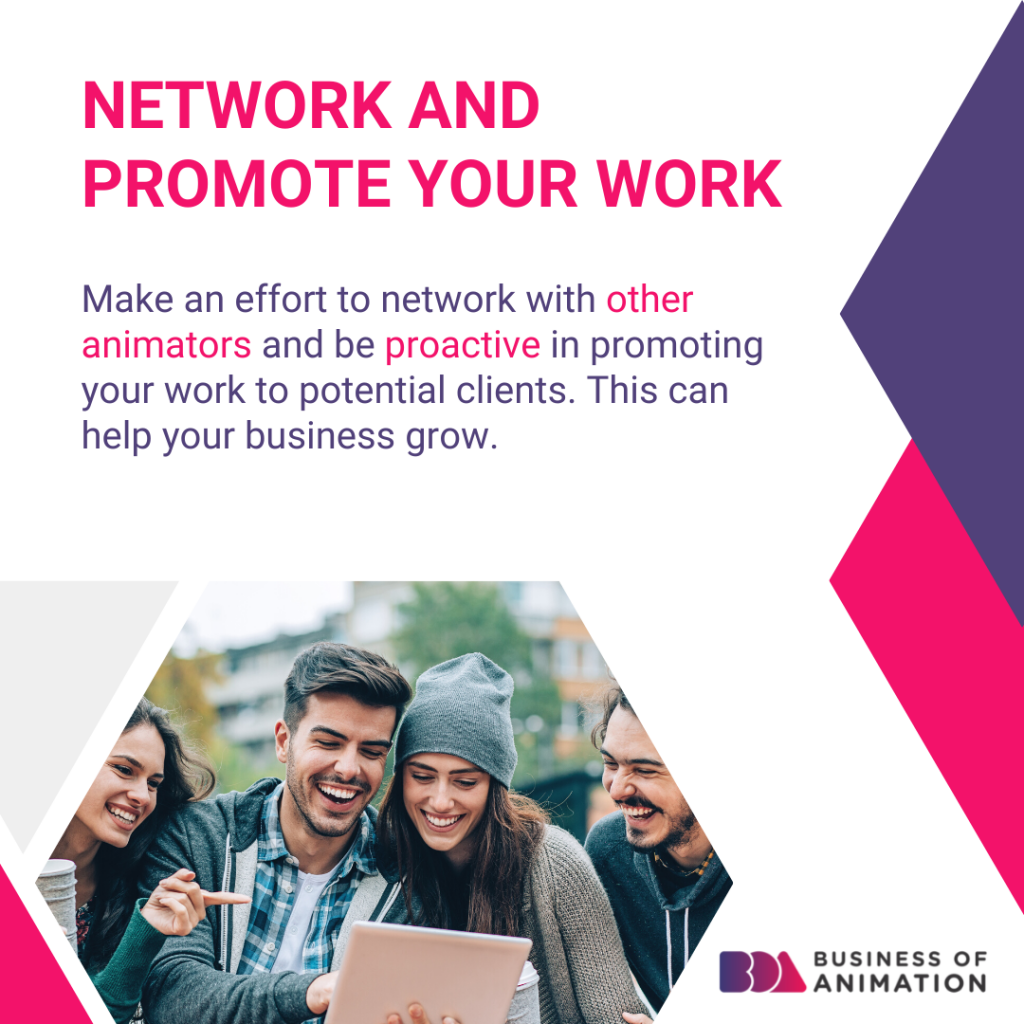 network and promote your work to help your business grow